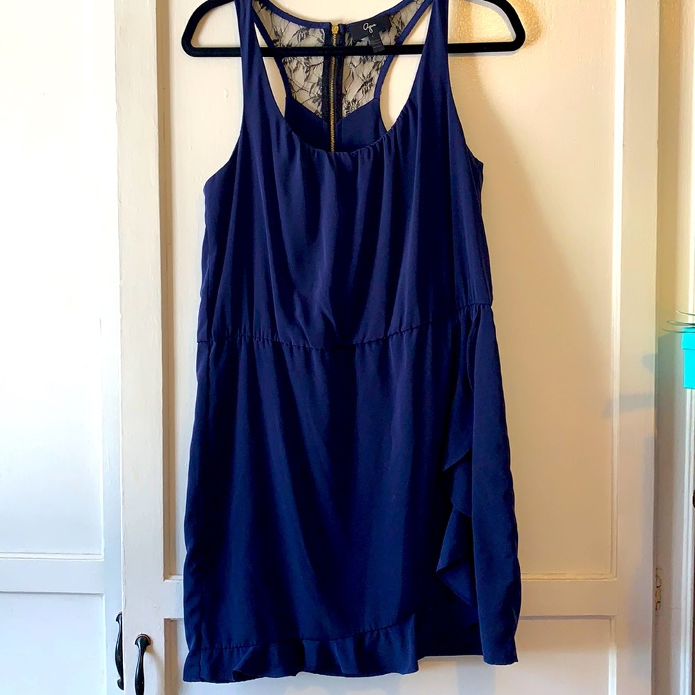 Aqua brand, navy blue dress